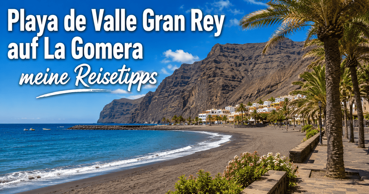 Playa de Valle Gran Rey auf La Gomera